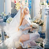 艾西Aiwest《蔚蓝档案 伊落玛丽 花嫁》主题写真：31张全套美图