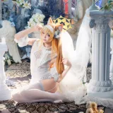 艾西Aiwest《蔚蓝档案 伊落玛丽 花嫁》主题写真：31张全套美图