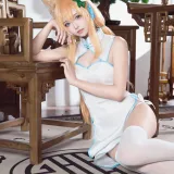 艾西Aiwest《蔚蓝档案 伊落玛丽 旗袍》主题写真：30张全套美图