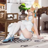 艾西Aiwest《蔚蓝档案 伊落玛丽 旗袍》主题写真：30张全套美图