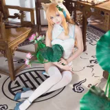 艾西Aiwest《蔚蓝档案 伊落玛丽 旗袍》主题写真：30张全套美图