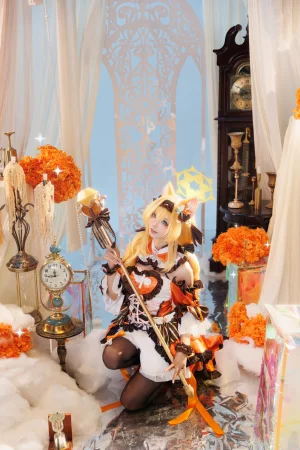 艾西Aiwest《蔚蓝档案 伊落玛丽 魔法少女》主题写真：38张全套美图