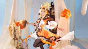 艾西Aiwest《蔚蓝档案 伊落玛丽 魔法少女》主题写真：38张全套美图