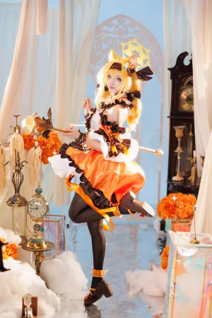 艾西Aiwest《蔚蓝档案 伊落玛丽 魔法少女》主题写真：38张全套美图