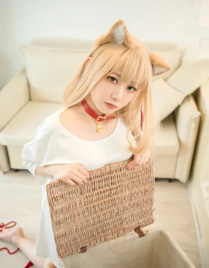 安食Ajiki《黄豆粉》主题写真：40张全套美图