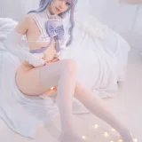 安食Ajiki《白猫猫》主题写真：51张全套美图
