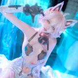 安食Ajiki《交错战线 绯猁》主题写真：31张全套美图