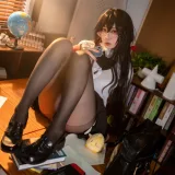 安食Ajiki《碧蓝航线 大凤JK》主题写真：40张全套美图