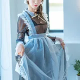 水淼Aqua《透明女仆》主题写真：13张全套美图，含1个视频