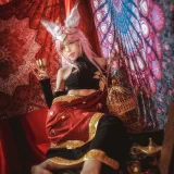 水淼Aqua《玉藻前 柯杨斯卡娅》主题写真：12张全套美图