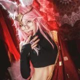 水淼Aqua《玉藻前 柯杨斯卡娅》主题写真：12张全套美图