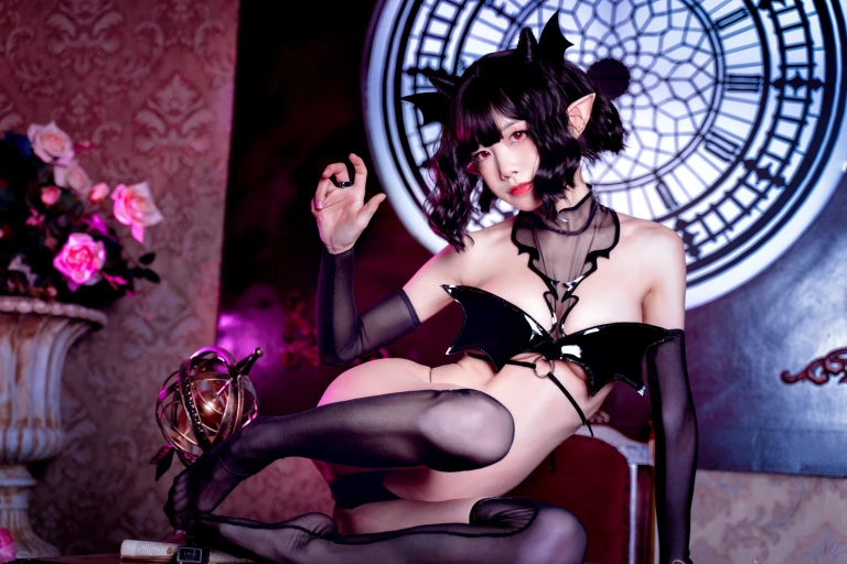 水淼Aqua《恶魔妹妹》主题写真：31张全套美图