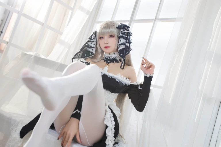 水淼Aqua《碧蓝航线 可畏 原皮》主题写真：40张全套美图