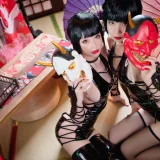 水淼Aqua《忍者双人（清水&水淼）》主题写真：40张全套美图，含1个视频