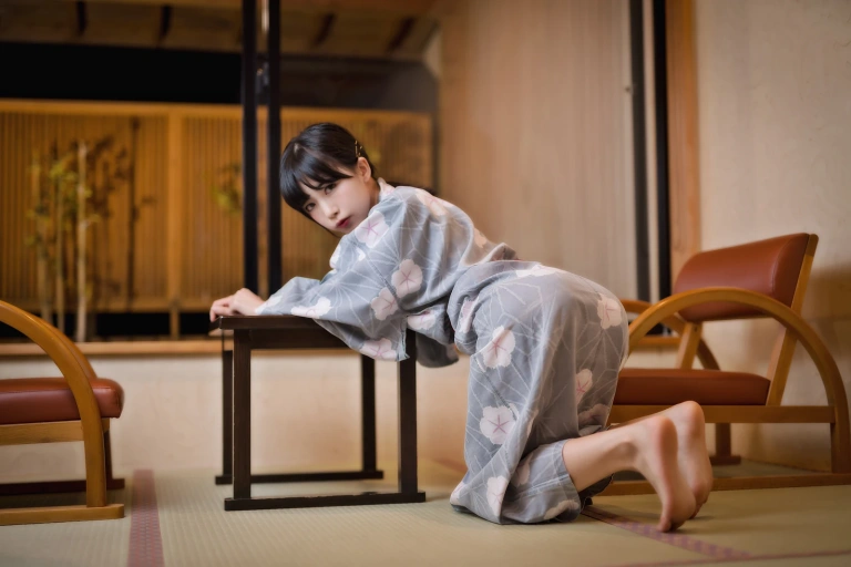 水淼Aqua《悠闲假日 浴衣》主题写真：20张全套美图