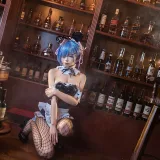 水淼Aqua《蕾姆 兔女郎》主题写真：16张全套美图