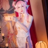 水淼Aqua《索尼子 旗袍 内景》主题写真：8张全套美图