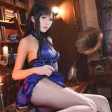 水淼Aqua《蒂法旗袍和礼服》主题写真：40张全套美图