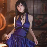 水淼Aqua《蒂法旗袍和礼服》主题写真：40张全套美图