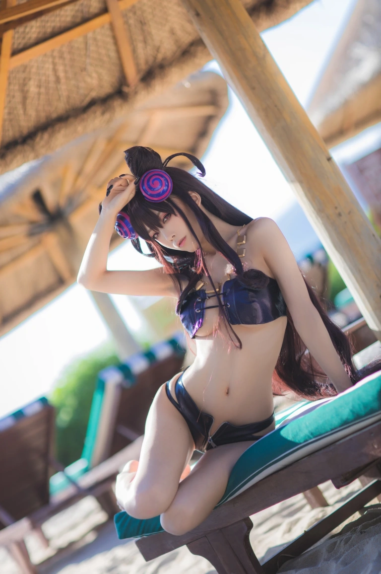 水淼Aqua《紫式部水着Ver》主题写真：41张全套美图