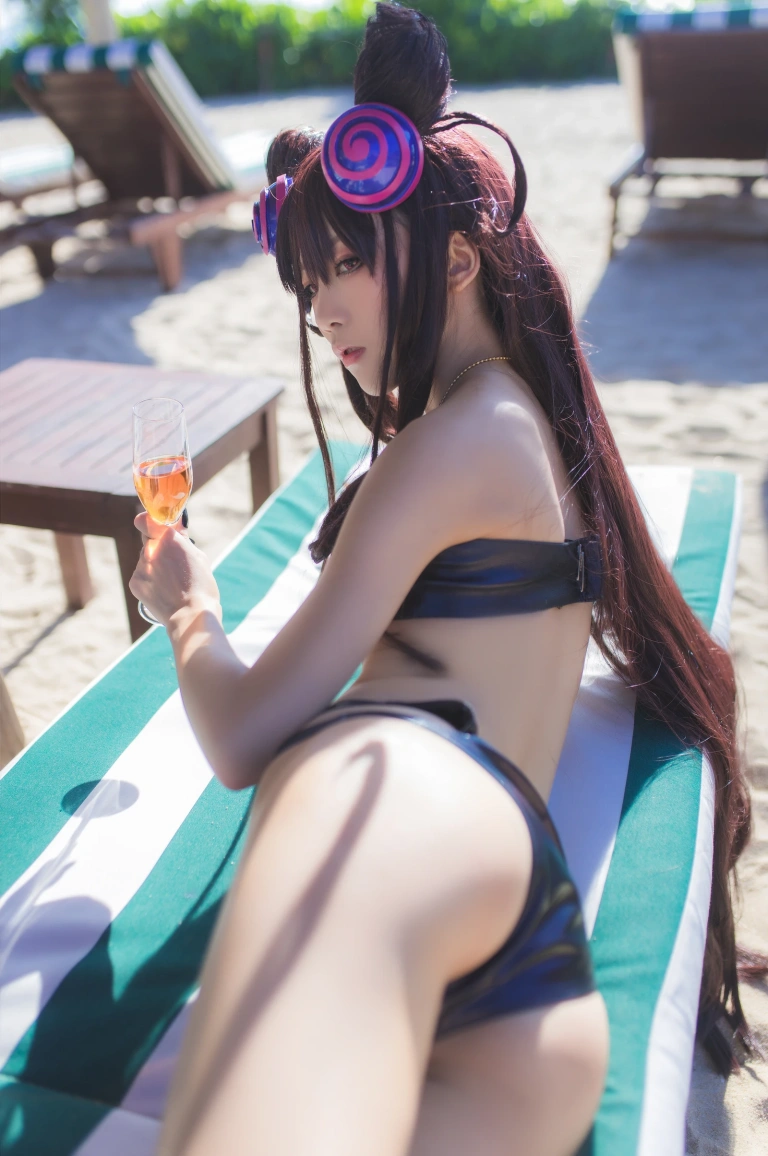 水淼Aqua《紫式部水着Ver》主题写真：41张全套美图