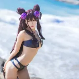 水淼Aqua《紫式部水着Ver》主题写真：41张全套美图