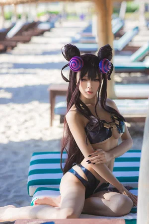 水淼Aqua《紫式部水着Ver》主题写真：41张全套美图