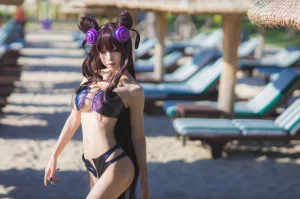 水淼Aqua《紫式部水着Ver》主题写真：41张全套美图