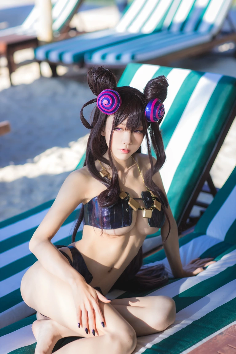 水淼Aqua《紫式部水着Ver》主题写真：41张全套美图