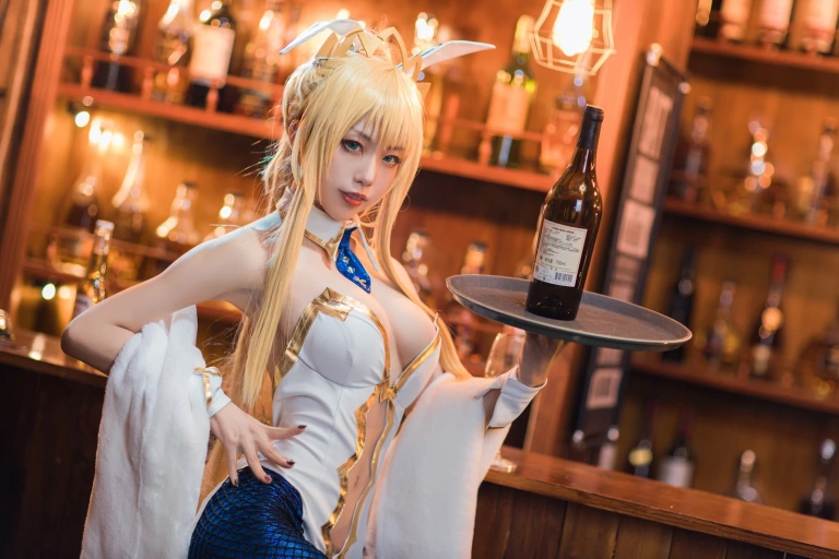 水淼Aqua《白枪呆》主题写真：26张全套美图
