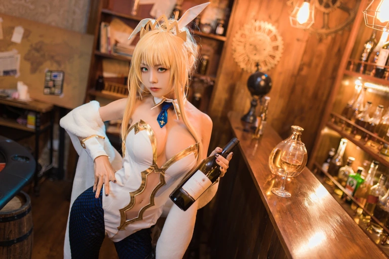 水淼Aqua《白枪呆》主题写真：26张全套美图