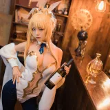 水淼Aqua《白枪呆》主题写真：26张全套美图