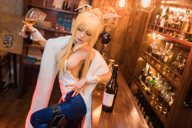 水淼Aqua《白枪呆》主题写真：26张全套美图