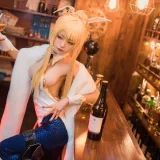 水淼Aqua《白枪呆》主题写真：26张全套美图