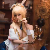 水淼Aqua《白枪呆》主题写真：26张全套美图