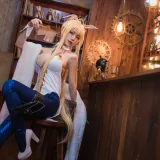 水淼Aqua《白枪呆》主题写真：26张全套美图