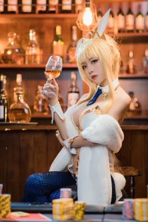 水淼Aqua《白枪呆》主题写真：26张全套美图