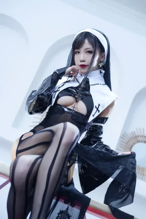 水淼Aqua《修女》主题写真：42张全套美图