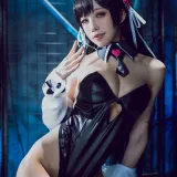 水淼Aqua《碧蓝航线 爱宕犬 同人机车》主题写真：40张全套美图