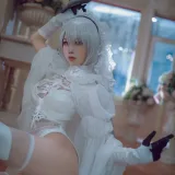 水淼Aqua《黑白2B》主题写真：55张全套美图