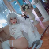 水淼Aqua《黑白2B》主题写真：55张全套美图