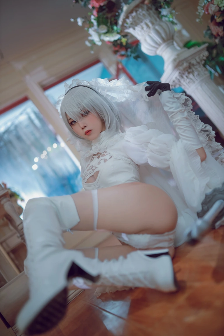 水淼Aqua《黑白2B》主题写真：55张全套美图