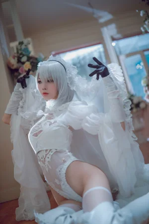 水淼Aqua《黑白2B》主题写真：55张全套美图