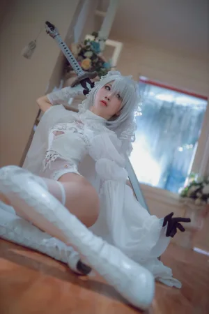 水淼Aqua《黑白2B》主题写真：55张全套美图