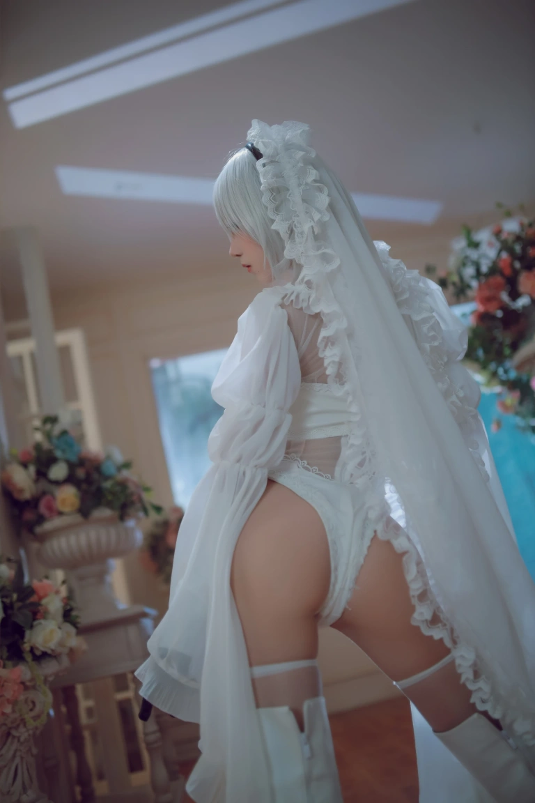 水淼Aqua《黑白2B》主题写真：55张全套美图