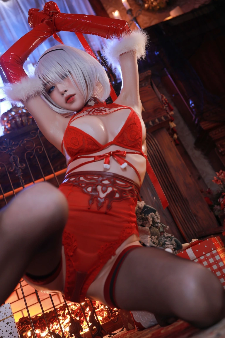 水淼Aqua《圣诞2B》主题写真：105张全套美图