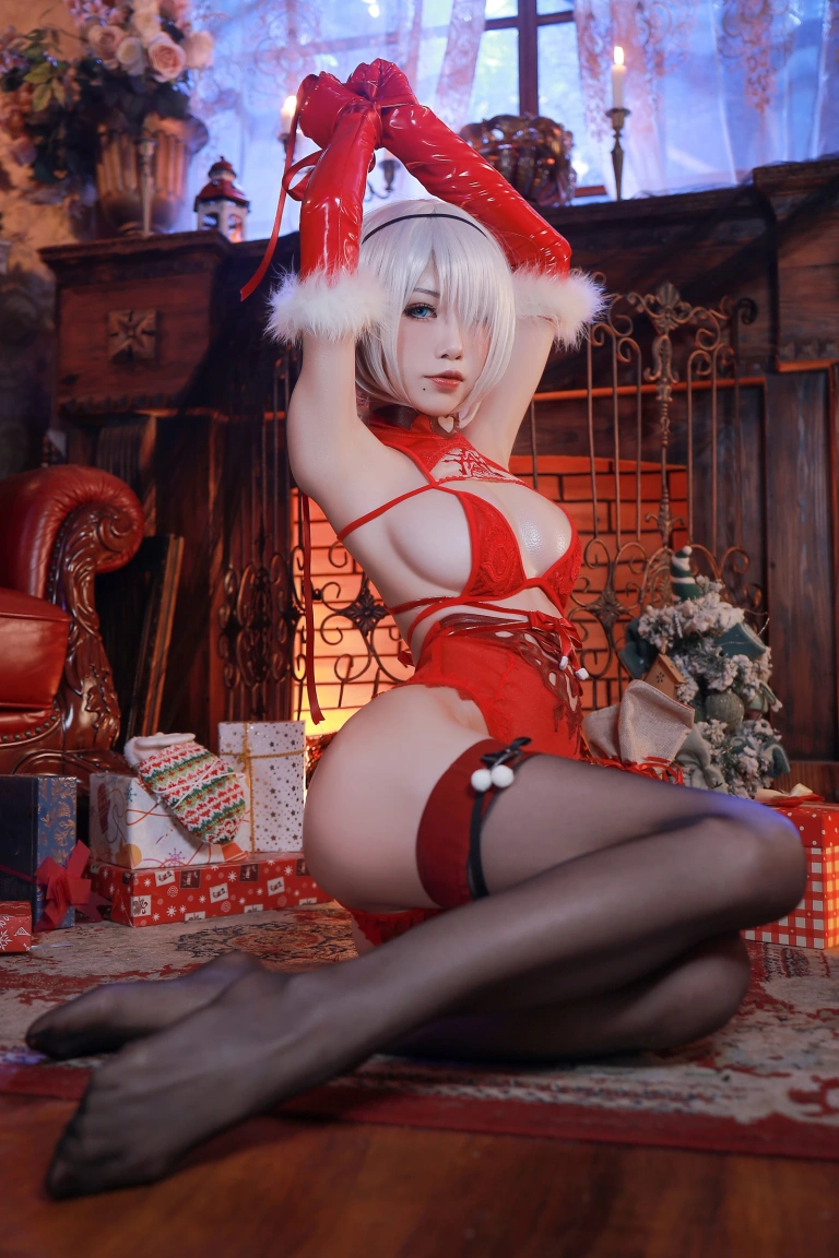 水淼Aqua《圣诞2B》主题写真：105张全套美图