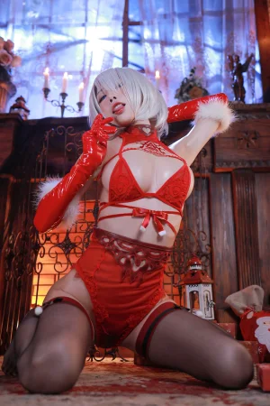 水淼Aqua《圣诞2B》主题写真：105张全套美图