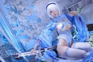 水淼Aqua《冰雪2b》主题写真：110张全套美图