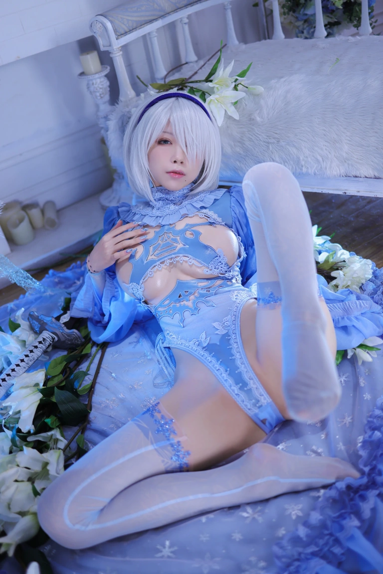 水淼Aqua《冰雪2b》主题写真：110张全套美图